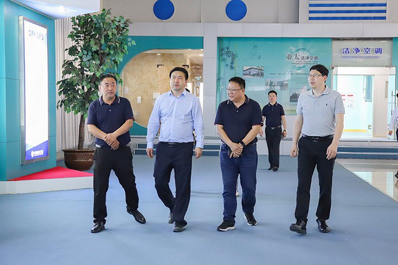 德州市政府黨組成員、副市長陳海明蒞臨亞太集團參觀調(diào)研